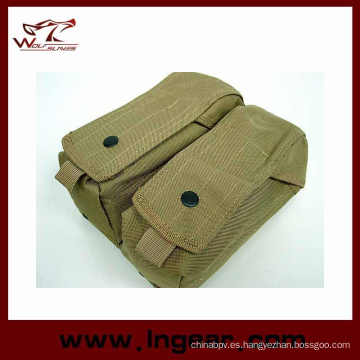 Militar Airsoft táctico Molle doble Ak bolsa del compartimiento